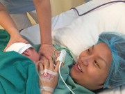 Làng sao - Thái Thùy Linh đã sinh con trai cùng chồng mới