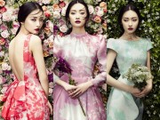 Thời trang - Siêu mẫu mắt hí xứ Hàn mong manh trong thiết kế Việt