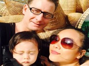 Làng sao - Đoan Trang dành trọn ngày nghỉ bên chồng và con gái