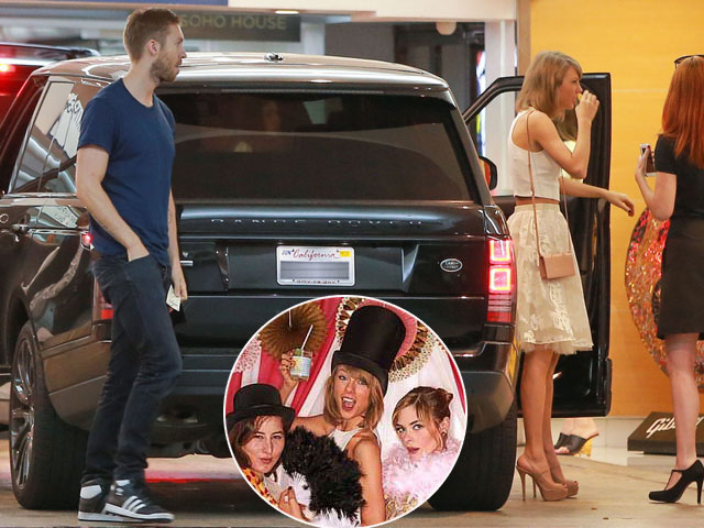 Taylor Swift và bạn trai vui vẻ tiệc tùng bên bạn bè