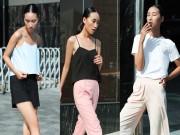 Thời trang - Trang Khiếu gợi ý cách mặc áo hai dây cho vóc dáng cao gầy