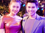 Làng sao - Lệ Hằng xinh đẹp tình tứ bên MC Vũ Mạnh Cường