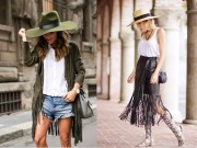 Thời trang - Diện trang phục tua rua không khó như bạn nghĩ