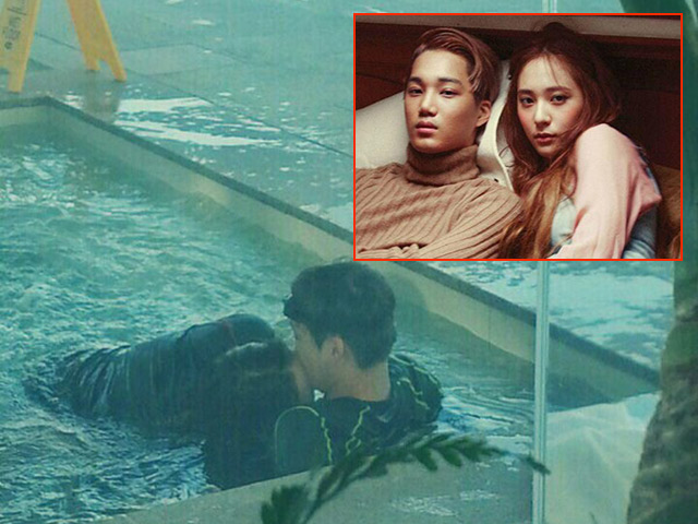 Lộ ảnh Kai (EXO) khóa môi Krystal F(x) tại khách sạn 5 sao