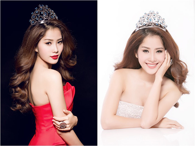 Hoa khôi Nam Em đội vương miện, xinh đẹp như nữ thần