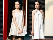 Thời trang - Váy đầm thanh tao của hot girl Hà Nội đẹp như thiên thần