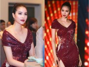 Làng sao - Hoa hậu Phạm Hương đẹp kiêu sa với đầm  lấp lánh