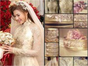 Thời trang - Cận cảnh áo dài kiêu sa, sang trọng của cô dâu Thúy Diễm