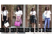 Clip Eva - 4 cách mix áo sơ mi trắng 450 ngàn biến đổi phong cách