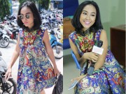 Làng sao - "Bà mẹ một con" Đoan Trang nổi bần bật khi đi chấm thi