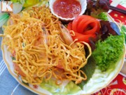 Bếp Eva - Mì trứng bọc tôm chiên giòn cho bé cuối tuần