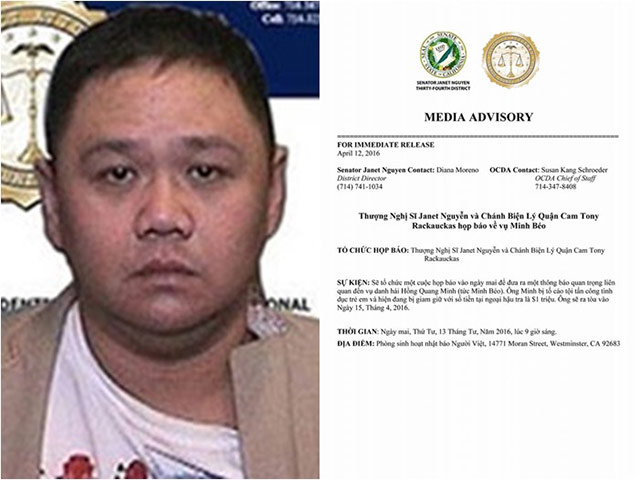 Họp báo khẩn vụ Minh Béo sẽ ra tòa ngày mai ở Mỹ