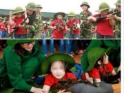 Tin tức - Đại học Vinh lên tiếng vụ dạy học sinh tiểu học cầm súng