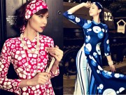Thời trang - Áo dài cá tính lấy cảm hứng từ thập niên 50