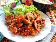 Bếp Eva - Thịt heo xóc tỏi đậm đà, ngon cơm