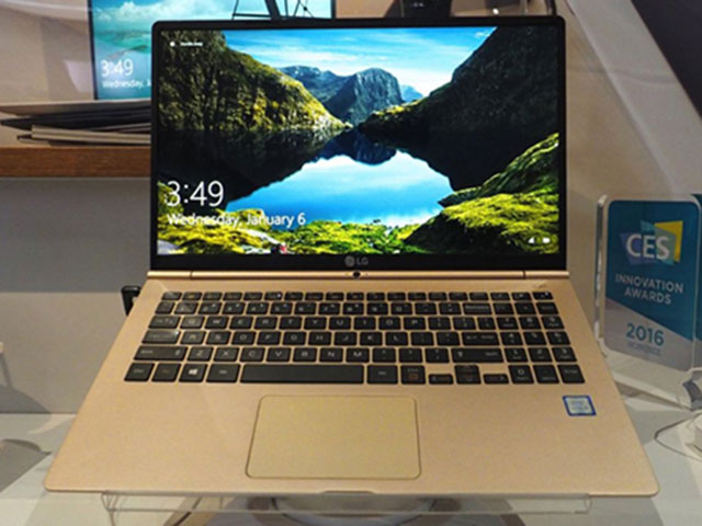 Laptop siêu mẫu của LG giá từ 1.100 USD