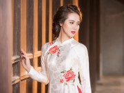 Thời trang - Huyền Lizzie mặc áo dài khoe eo thon gợi cảm sau sinh