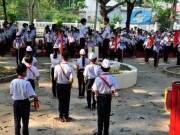 Tin tức - Toàn trường tổ chức lễ mật niệm 9 học sinh đuối nước