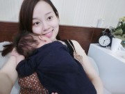 Làng sao - Ly Kute làm thơ xúc động tặng con trai gần 1 tháng tuổi