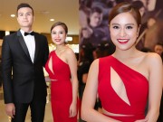 Thời trang - Hoàng Thùy Linh váy đỏ sexy, "kẹp"chặt Vĩnh Thụy