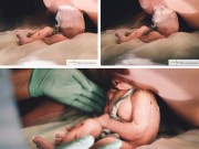 Bà bầu - Ảnh sinh con ngôi ngược khiến người xem 'tim đập chân run'