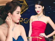 Tin tức thời trang - Lan Khuê, Nam Em đẳng cấp tại Tuần lễ Kim cương & Đá quý SJC