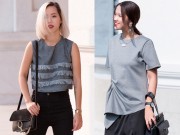 Thời trang - Street style tuần: Màu xám đang làm chị em say như điếu đổ