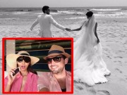 Làng sao - Siêu mẫu Hà Anh 'nhá hàng' ảnh cưới đẹp như mơ với chồng Tây