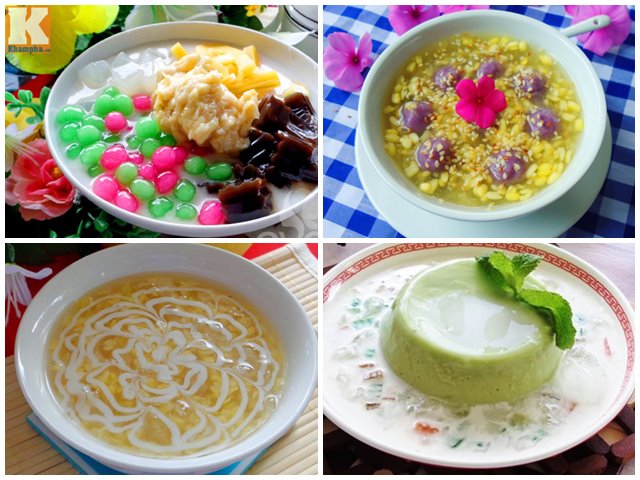 4 món chè ngon mát cho ngày nắng cuối tuần
