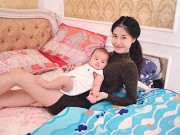 Bà bầu - Bí quyết eo thon, nhiều sữa sau 2 lần đẻ của vợ Đăng Khôi