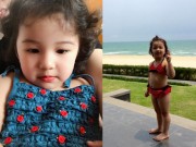 Làm mẹ - Con gái Jennifer Phạm lộ ảnh bikini bụ bẫm đáng yêu
