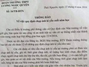 Tin tức - Xôn xao việc phải trả phí cho trường Lương Ngọc Quyến khi chụp ảnh kỷ yếu