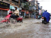 Tin tức - Mưa lớn trong 2 giờ, Hà Nội sẽ có 16 điểm ngập sâu