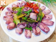 Bếp Eva - Mực xào dưa chua đơn giản mà ngon cơm