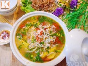 Bếp Eva - Canh riêu cá ngần nấu dứa thanh mát