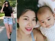 Làm đẹp - Vợ Đăng Khôi chia sẻ cách giảm cân an toàn khi cho con bú