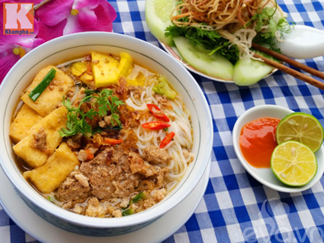 Bún riêu cua siêu ngon cho bữa sáng