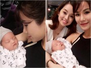 Làng sao - Ly Kute trẻ trung bên Diệp Lâm Anh trong tiệc đầy tháng con trai