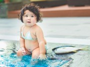 Làm mẹ - Bộ ảnh cực yêu của mỹ nhân nhí mũm mĩm bụng bự