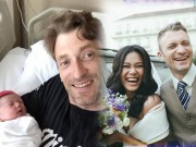 Làng sao - Phương Vy và chồng Tây hạnh phúc đón con gái đầu lòng