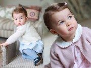Làng sao - Ngắm Tiểu công chúa Charlotte đáng yêu khi tròn 1 tuổi
