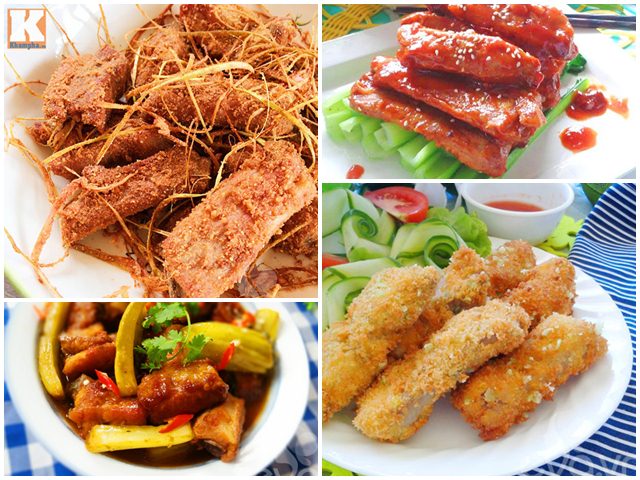 4 món sườn heo ăn hoài chẳng chán