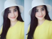 Thời trang - Phạm Hương xinh lung linh với mũ 140 ngàn đồng