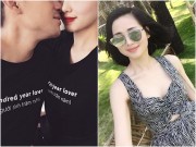 Làng sao - Vợ chồng Tâm Tít mặc áo đôi, hôn nhau ngọt ngào