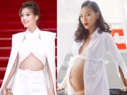 Thời trang - 5 bà bầu mặc gì cũng đẹp sành điệu nhất Vbiz