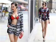 Thời trang - Phương Mai táo bạo diện bikini xuống phố