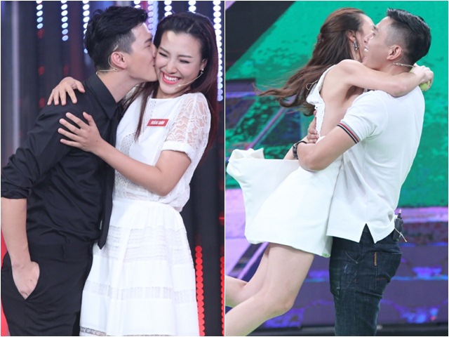 Hoàng Oanh, Á hậu Lệ Quyên liên tục được trai đẹp ôm hôn