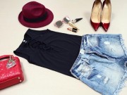 Thời trang - Video: Biến áo cổ lọ thành áo đan dây cực hot