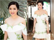 Thời trang - HH Giáng My đẹp ngất ngây khi khoe vòng 1 xuân thì
