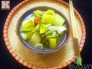 Bếp Eva - Cách muối dưa cải giòn ngon và không bị khú